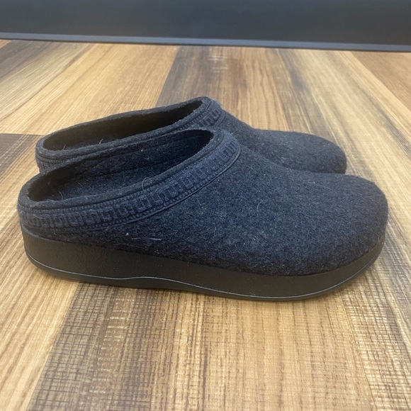 Stegmann Women’s Woolfelt Clogs Marone Poly Flex Sole Size 8.5 Black - Picture 3 of 7